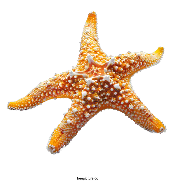 [Transparent Background PNG]Isolated Starfish on White Background
