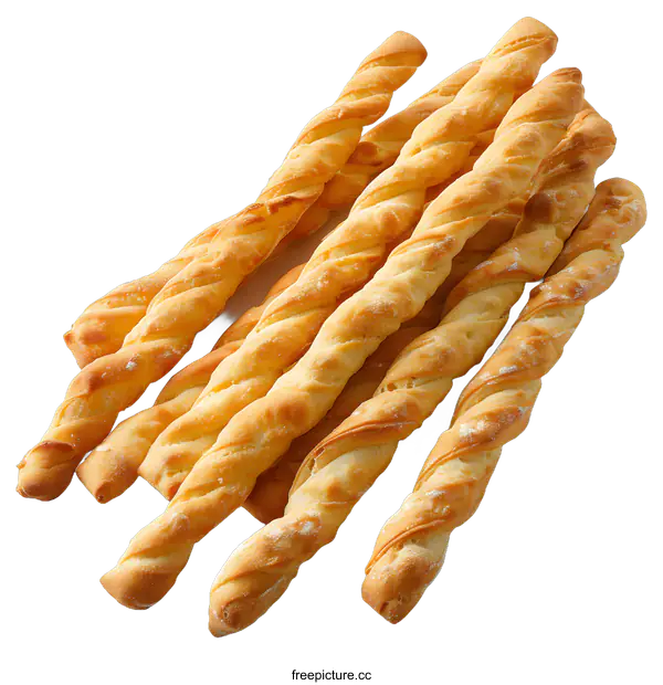 [Transparent Background PNG]Breadsticks on white background