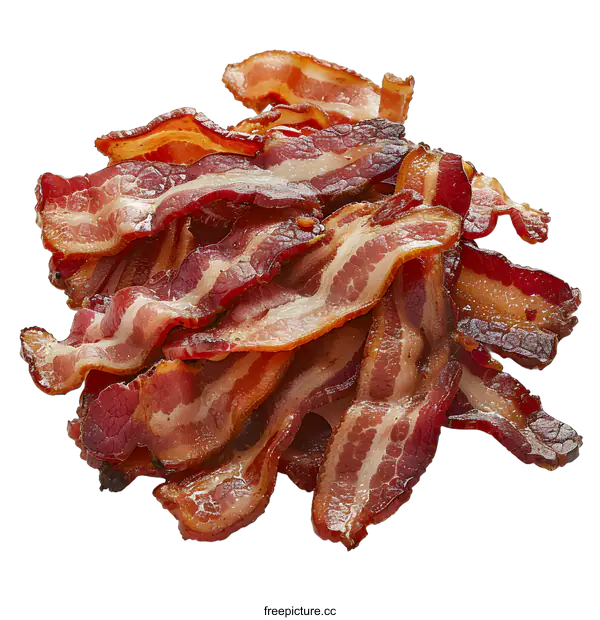 [Transparent Background PNG]Cooked Bacon Strips