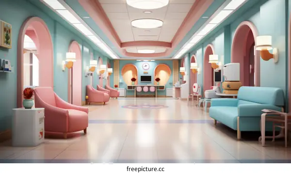 A Retro Futuristic Hospital