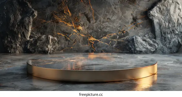 Luxury Marble Podium Display Platform