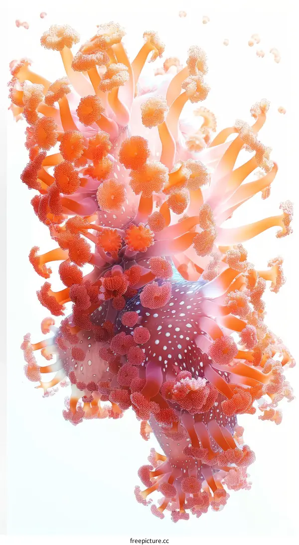 Close-up of a Bioluminescent Jellyfish