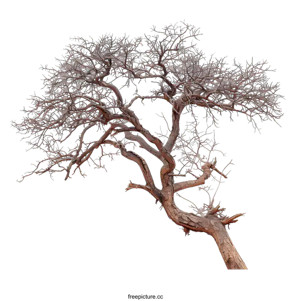 [Transparent Background PNG]Dead Tree Isolated on White Background
