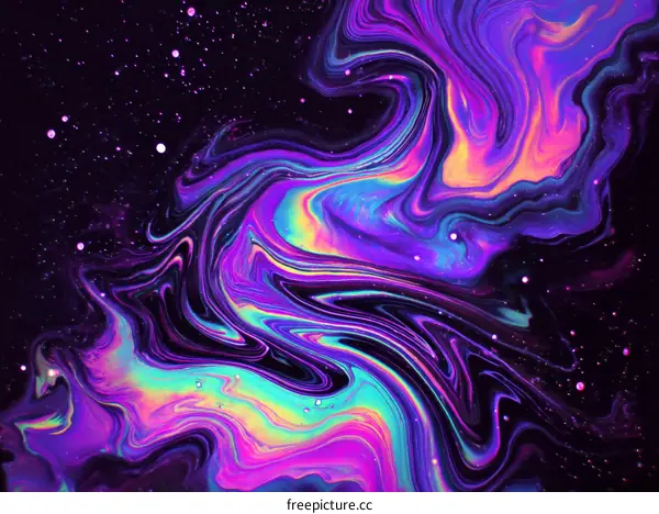 Abstract Fluid Art Liquid Painting