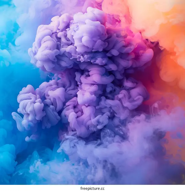 Colorful Smoke Explosion