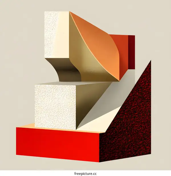 Abstract Geometric Shapes Illustration