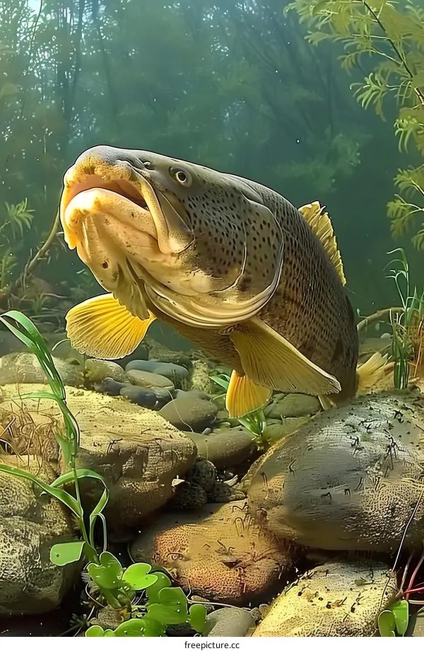 big fish in the river