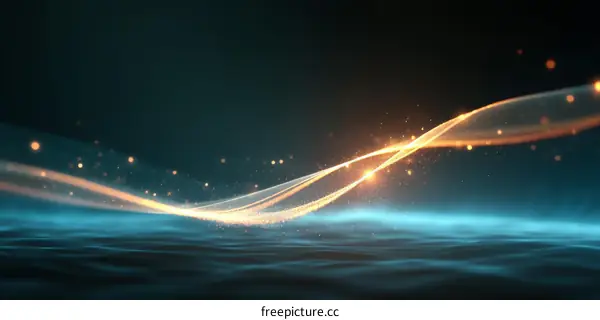 Abstract Digital Wave Design