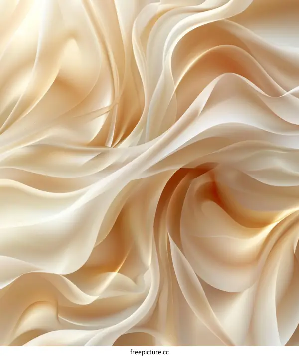 Creamy Beige Waves