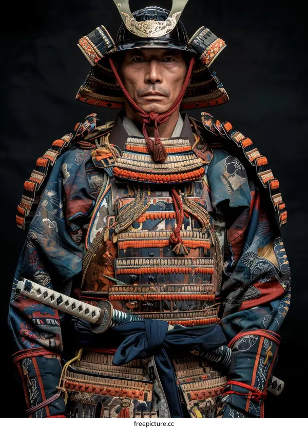 Portrait of a samurai