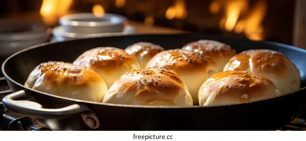 Homemade Sesame Bread Rolls