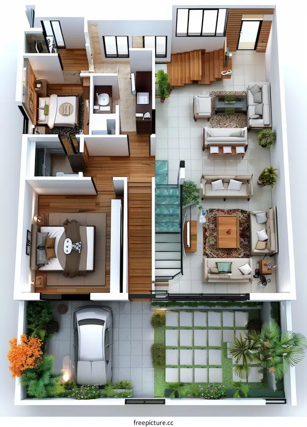 Modern House Floor Plan Design