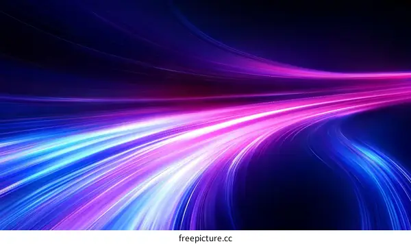 Abstract Dynamic Light Trails