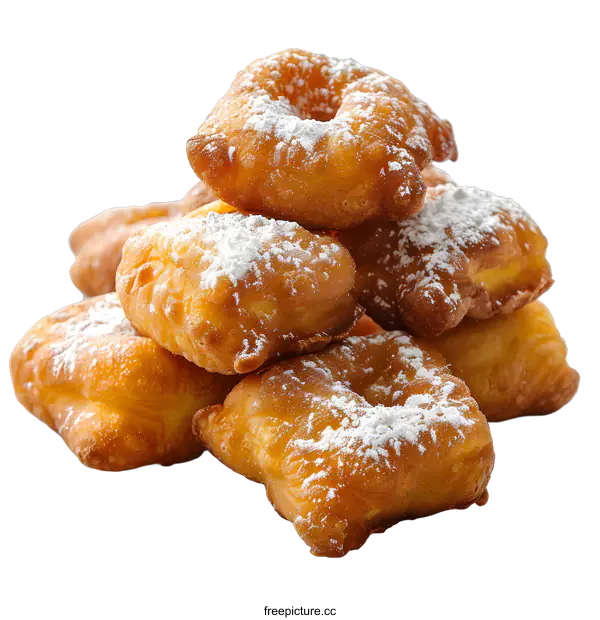[Transparent Background PNG]A stack of delicious looking doughnuts