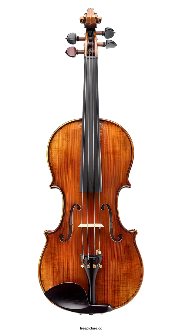 [Transparent Background PNG]Classic Violin on White Background