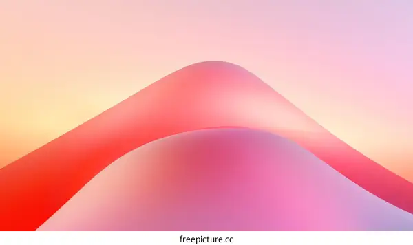 Abstract Colorful Gradient Waves Background