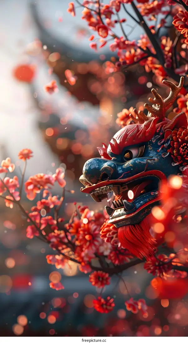 Dragon and lion dance to celebrate Lantern Festival