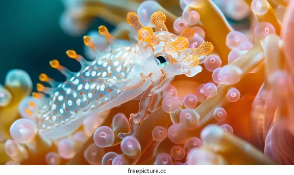 Flamboyant Cuttlefish Close-Up Underwater