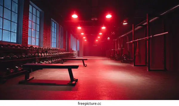 Modern Industrial Style Gym Interior Design