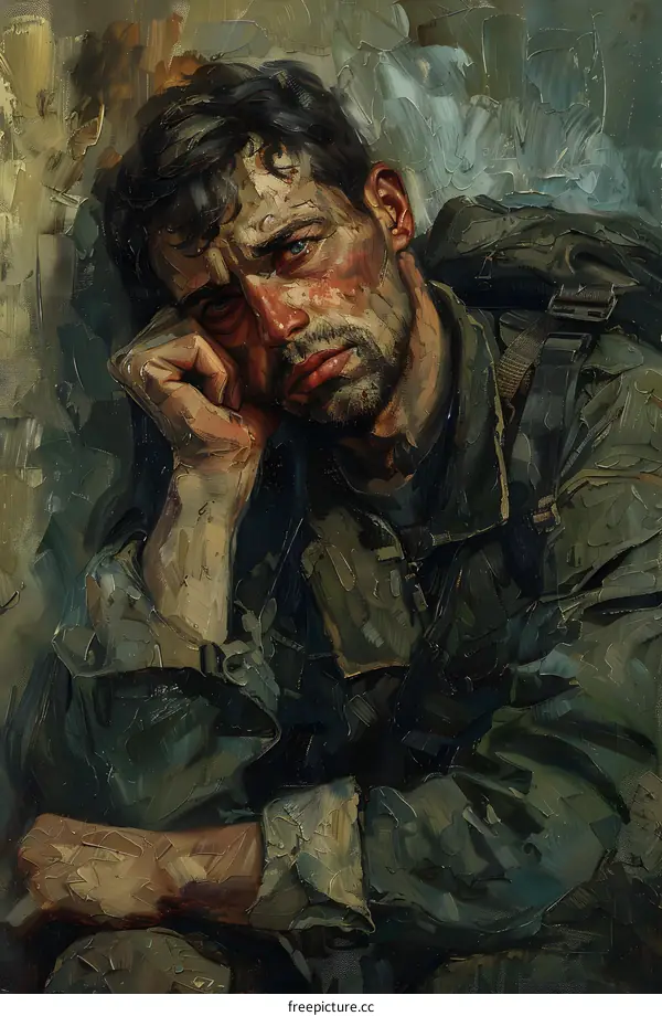 Portrait of a soldier