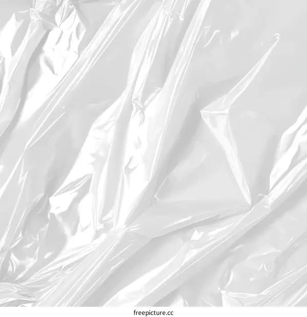 Transparent Plastic Wrap Texture Background