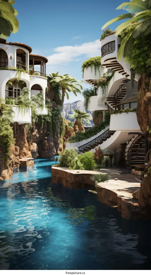 Futuristic Mediterranean Villa