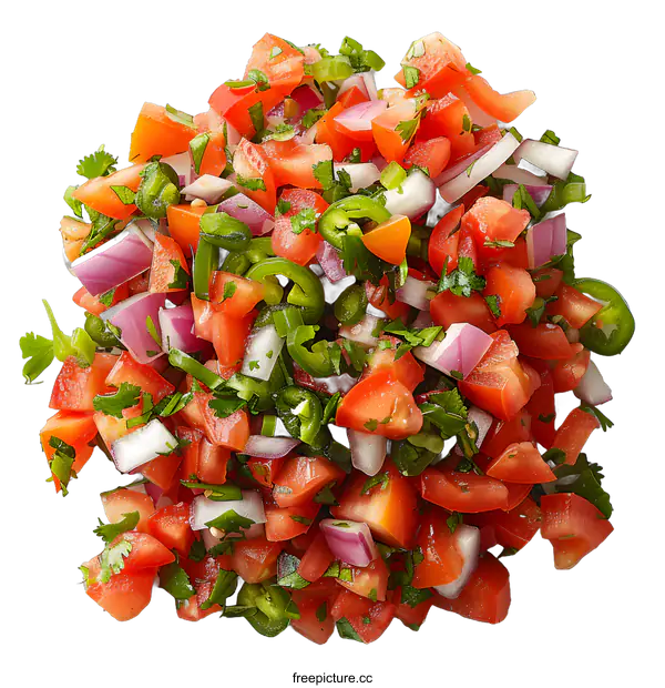 [Transparent Background PNG]Fresh Pico de Gallo