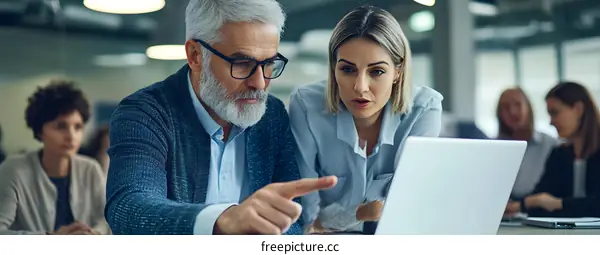 Business Meeting People Working Laptop Team