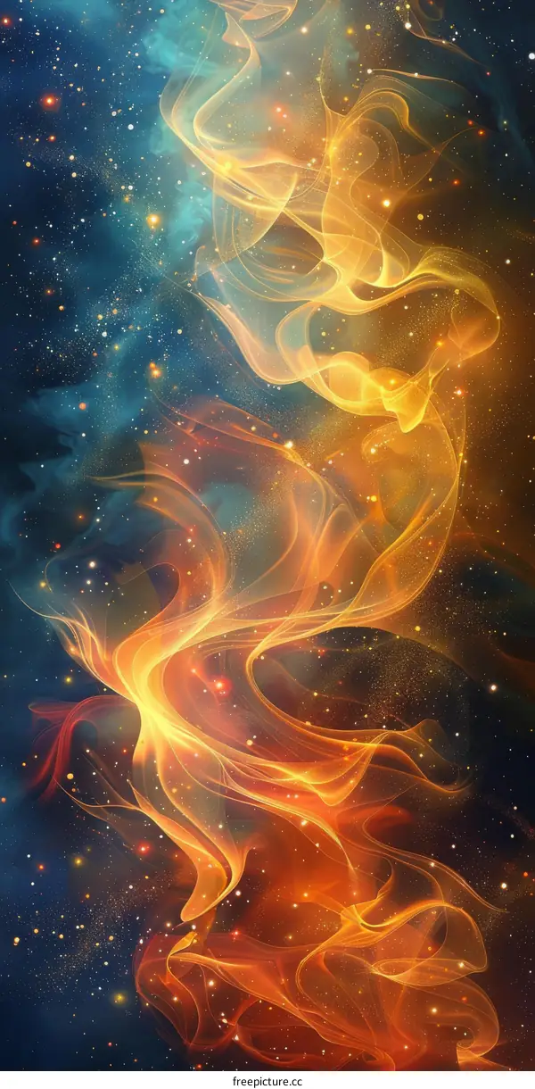 Flame Nebula: A Cosmic Tapestry of Gas and Dust