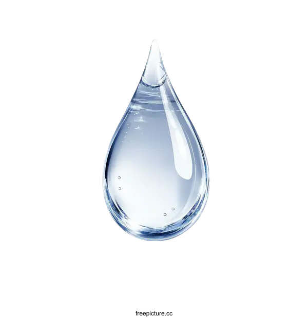 [Transparent Background PNG]Beautiful Water Droplet Illustration