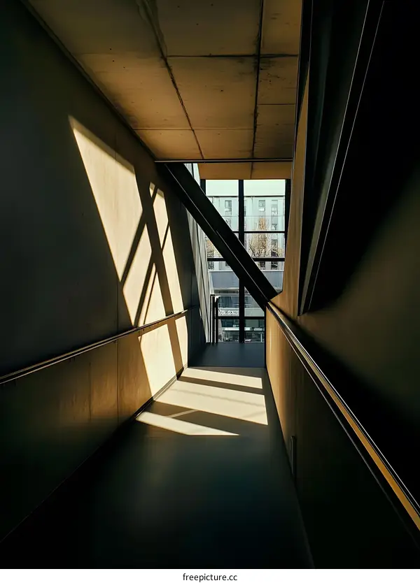 Sunlight Through Hallway Windows