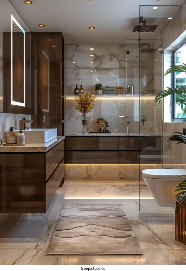 Modern Luxurious Bathroom Interior Design