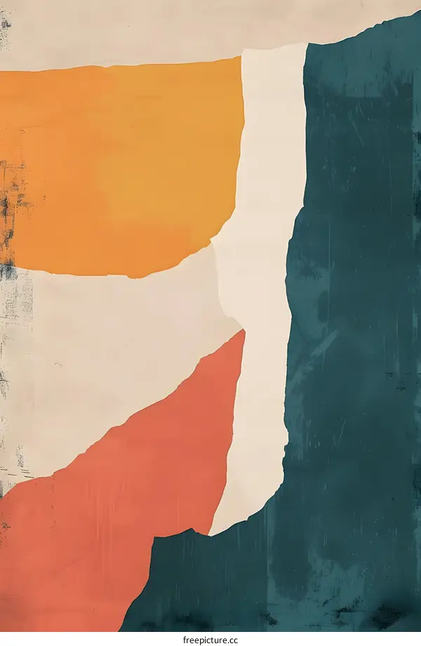 Abstract Torn Paper Art Background