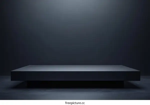 Dark Modern Minimalist Product Display
