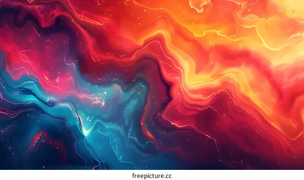 Colorful liquid marble texture