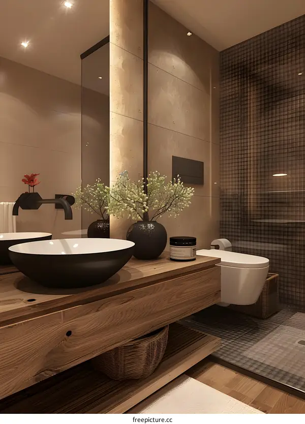 Japanese style bathroom