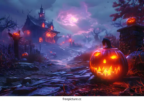 Halloween Pumpkin Jack-o-lantern