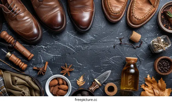 Leather Shoes and Accessories