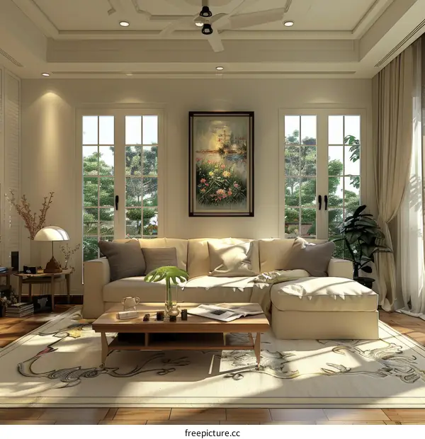 Modern Interior Design: Chic Living Room