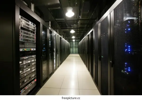 Modern Data Center Server Racks