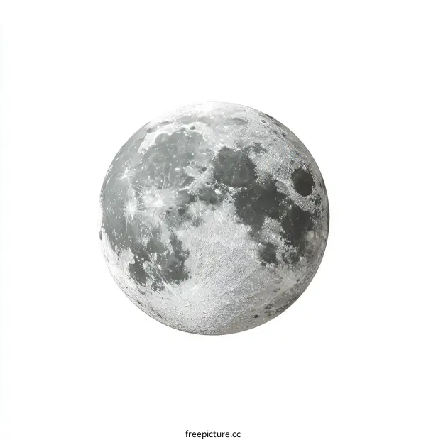 Full Moon in the Night Sky