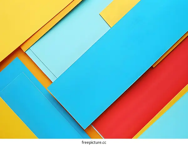 Abstract Colorful Geometric Shapes Background Design