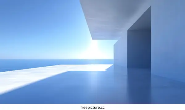 Modern Coastal Architecture Exterior View