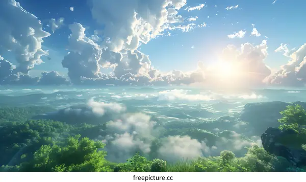 Sunrise from the Top of the Mountain