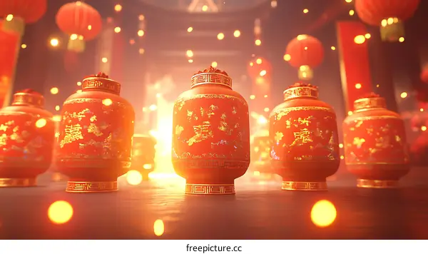 Chinese New Year Decorative Lanterns