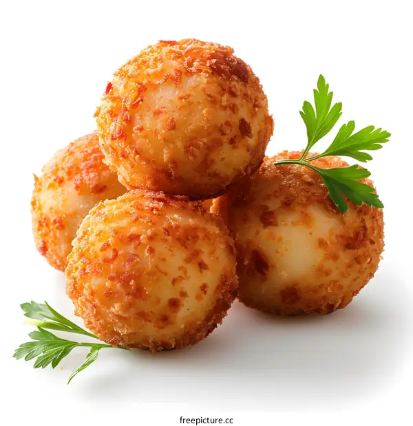 Fried potato balls