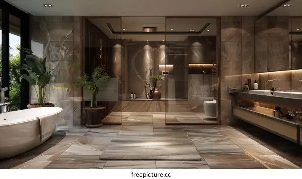 Luxury Modern Bathroom Interior Design