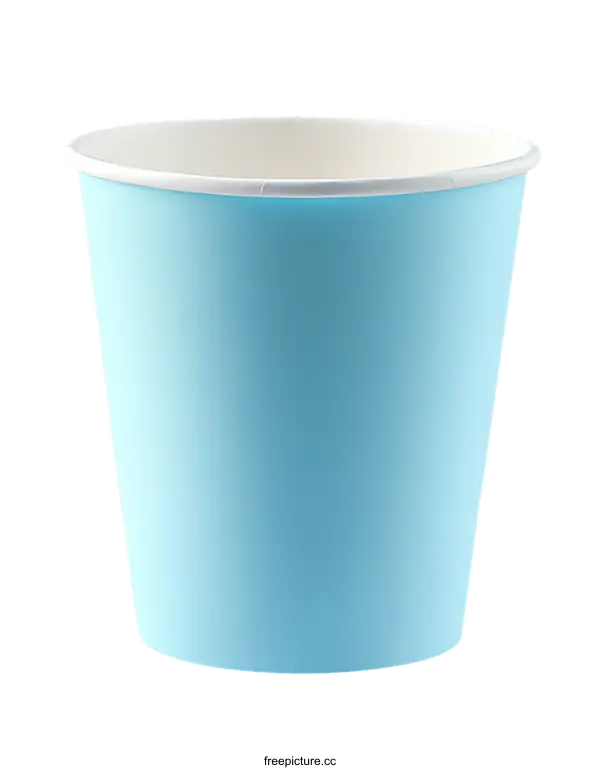 [Transparent Background PNG]Light Blue Paper Coffee Cup