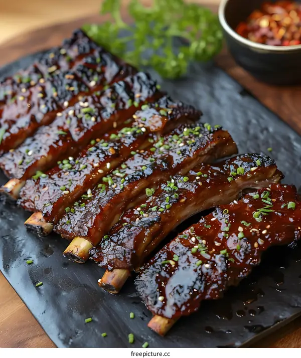 Delicious Grilled BBQ Ribs