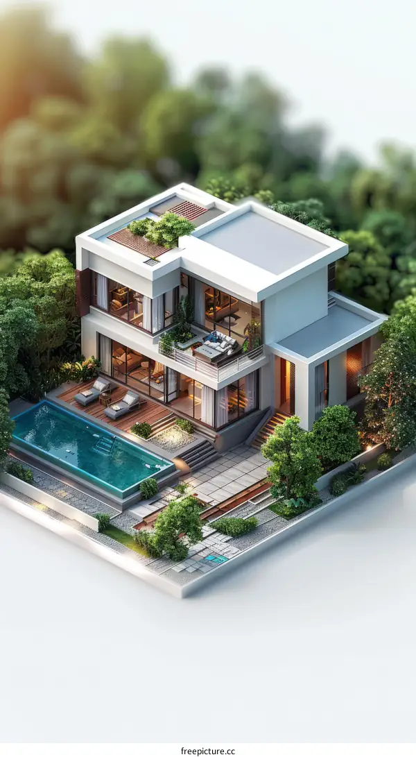 Modern Villa with Pool